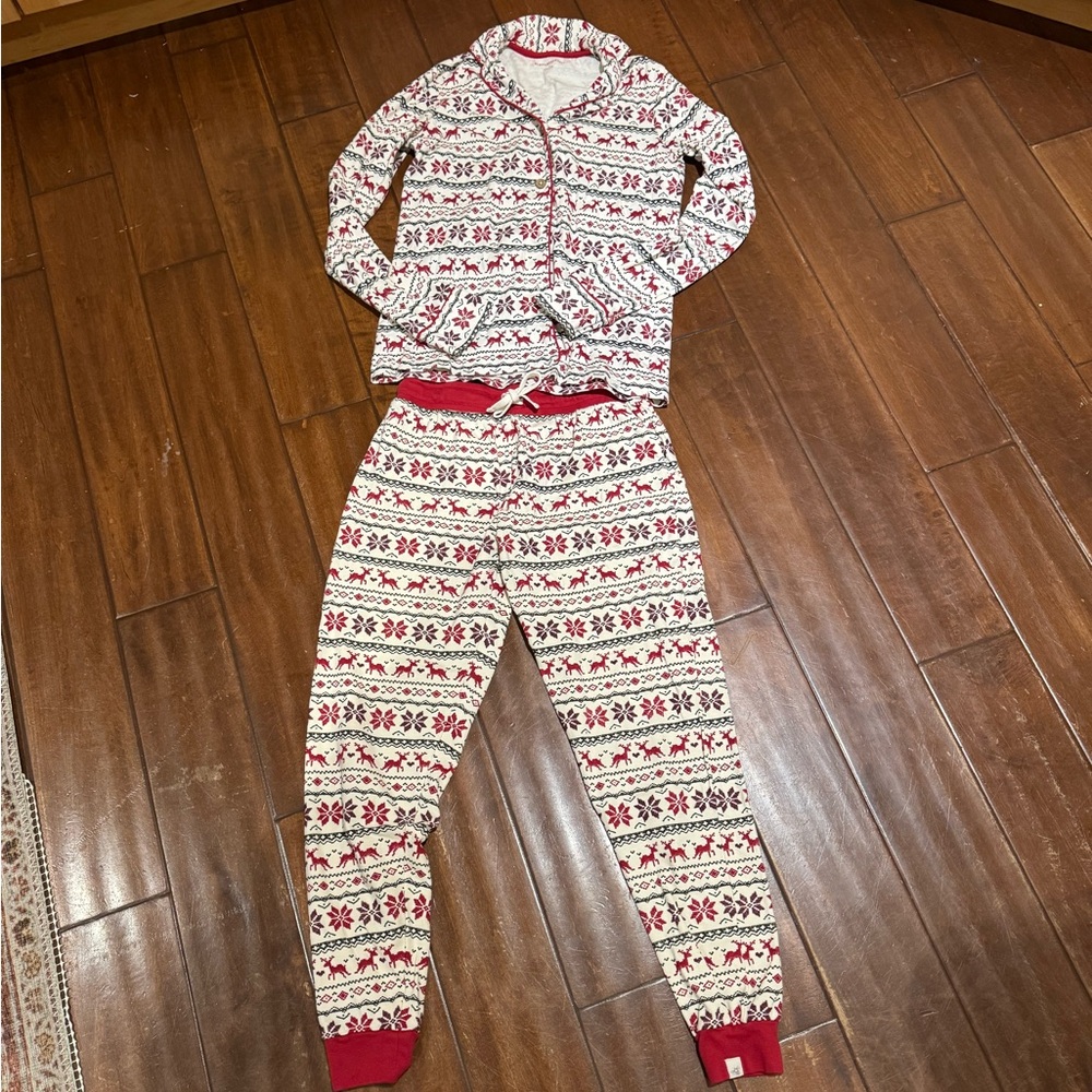 Burts Bees Baby and Family Matching Holiday Organic Cotton Adult Size PJ's